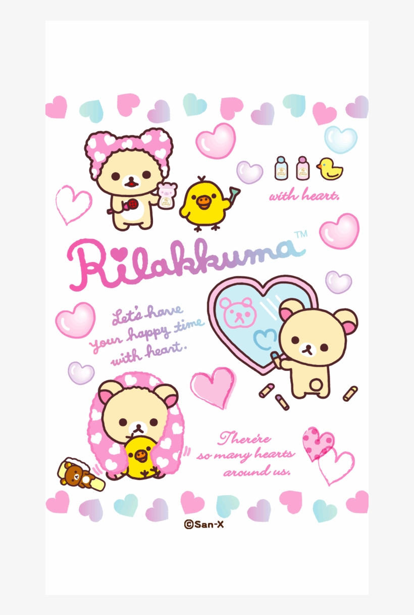 Korilakkuma Hearts - Rilakkuma, transparent png download