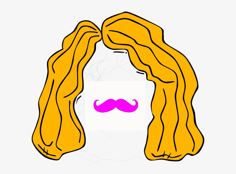 Wig - Clipart - Cartoon Wig, transparent png download