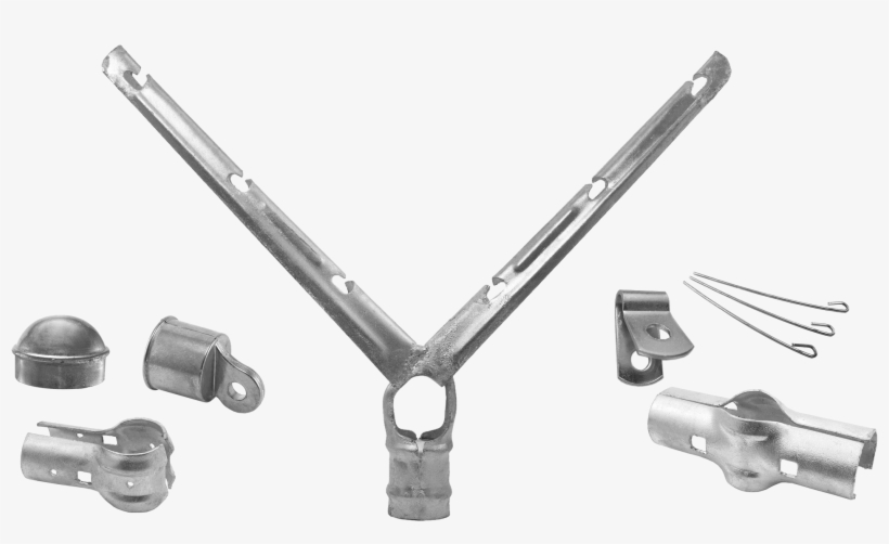 Chain Link Fencing Parts - Sujetador De Alambre De Puas, transparent png download