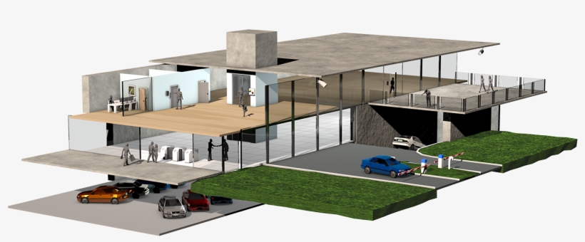 I2 Security Systems - Brutalist Architecture, transparent png download