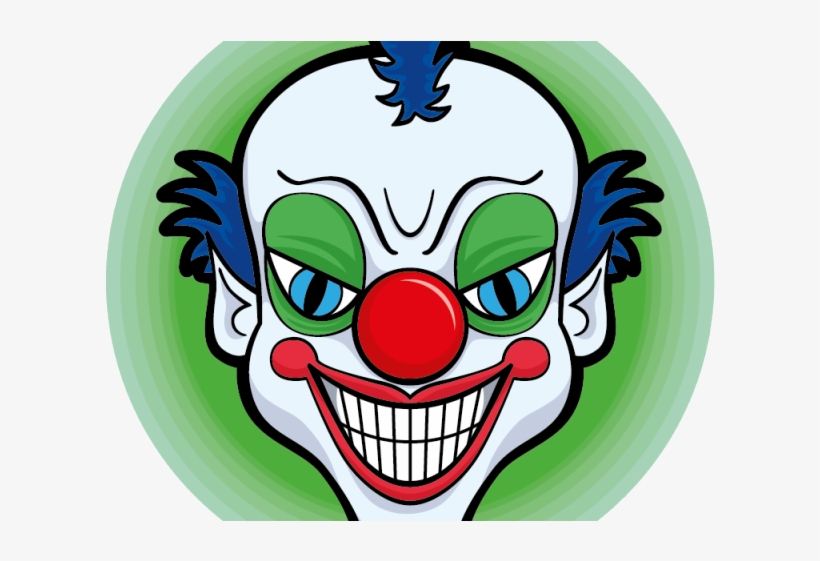 Clown Clipart Creepy - Clown, transparent png download