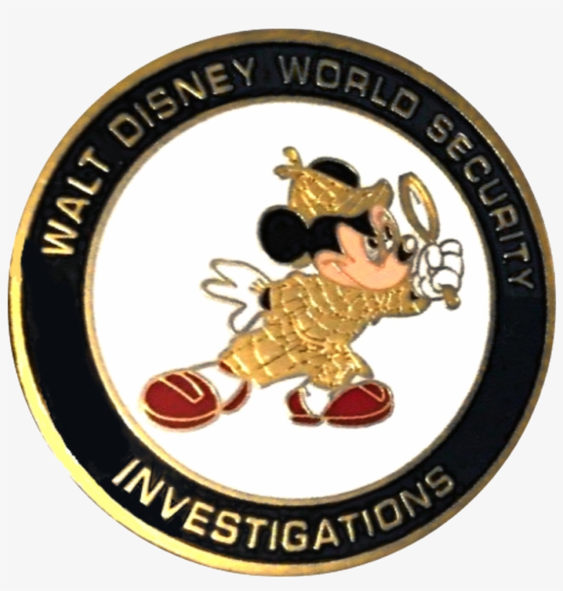 A Sherlockian Challenge Coin From Walt Disney World - Mickey Mouse, transparent png download