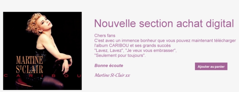 Caribou-2 - Martine St Clair, transparent png download