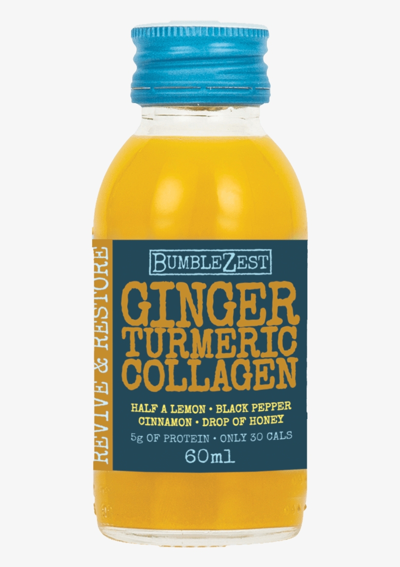 Revive & Restore Ginger, Turmeric & Collagen - Plastic Bottle, transparent png download