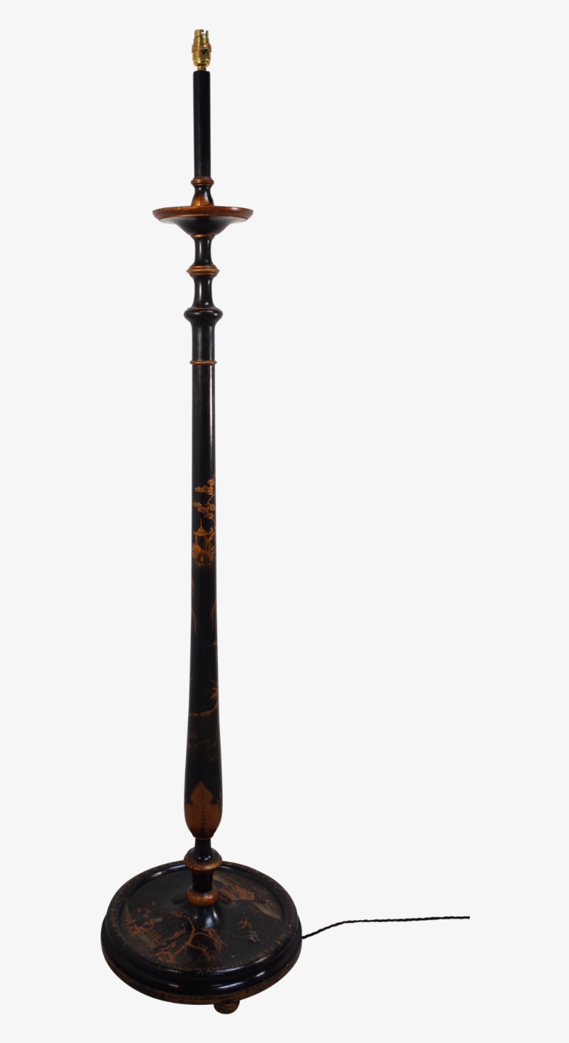 Chinoiserie Lacquered Floor Lamp - Indian Musical Instruments, transparent png download