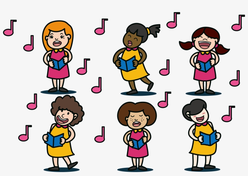 Pink Singer Clipart Vector - Desenhos De Coral De Mulheres, transparent png download