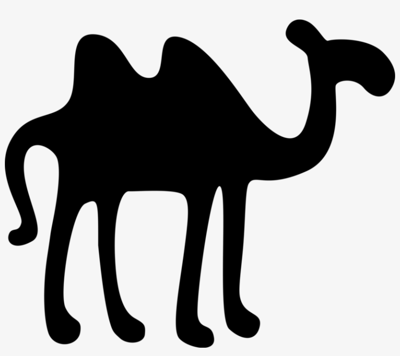 Vector Illustration Of Beast Of Burden Camel Dromedary - Arabian Camel, transparent png download