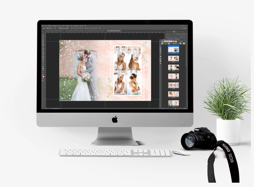 Album Design - Desktop Computer, transparent png download