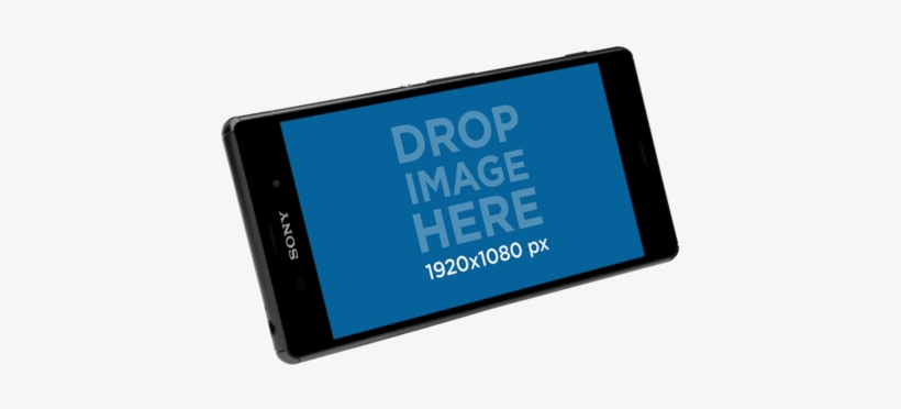 Floating Android Phone Over A Transparent Background - Smartphone, transparent png download