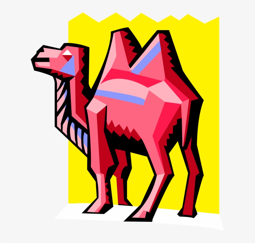 Vector Illustration Of Dromedary African Beast Of Burden, transparent png download