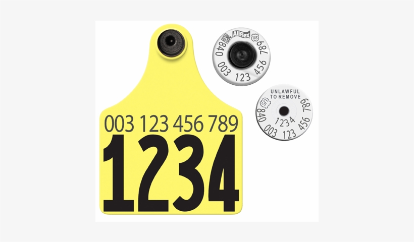 Usda 840 Matched Pair Visual Set Large Numbered - Circle, transparent png download