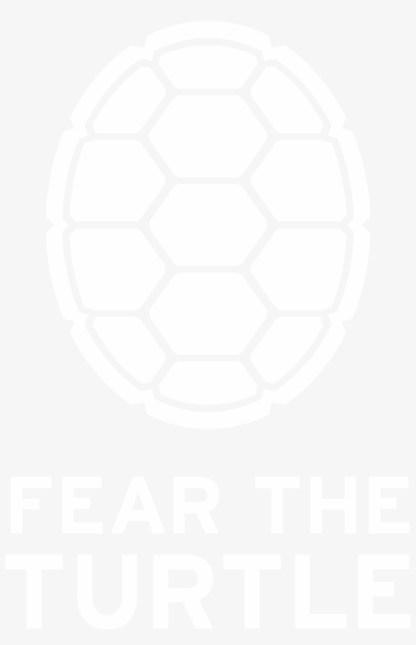 Fear The Turtle Marks - White, transparent png download