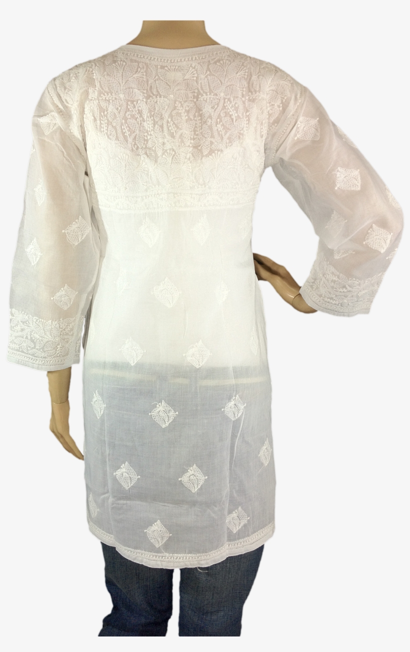 Http - //www - Chikirpolo - Kurti Fwnctnwht003676 Back - Costume, transparent png download