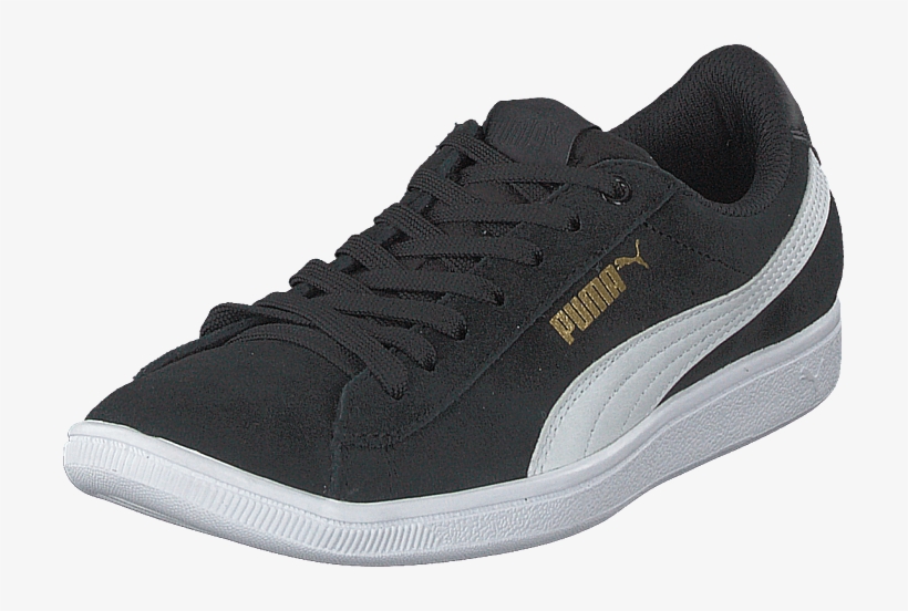 Puma Vikky Puma Black-puma White - Skate Shoe, transparent png download