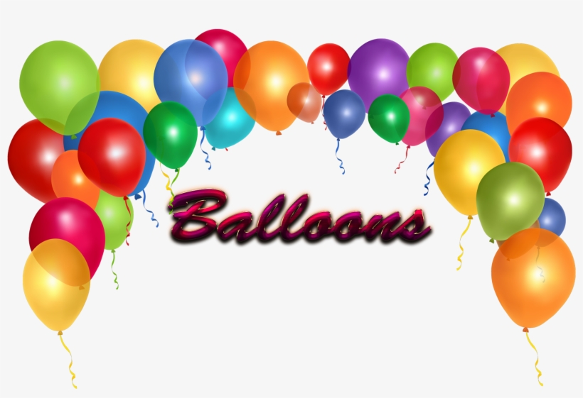 Balloons Download Png - Clear Background Birthday Balloons Clipart, transparent png download