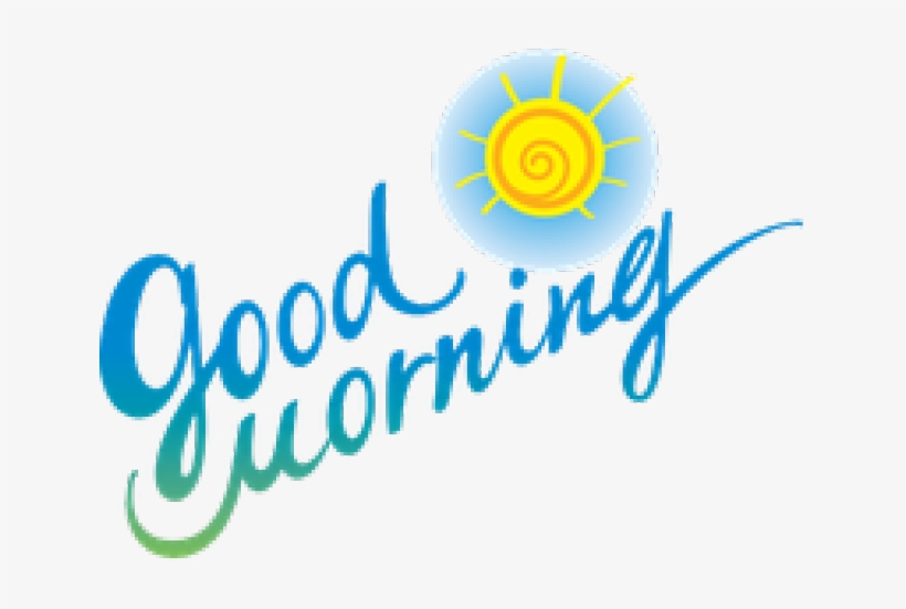 Good Morning Png Transparent Images - Good Morning Text Png, transparent png download