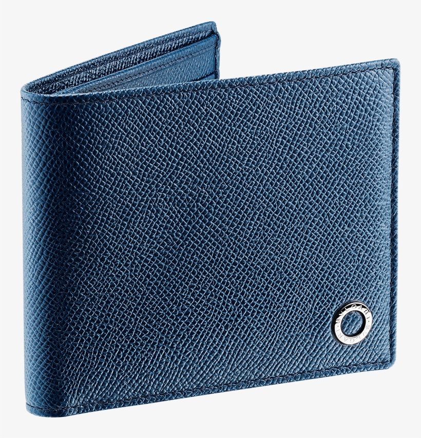 Bvlgari Bvlgari Man Wallet Wallet Calf Leather Blue - Bvlgari Man Wallet, transparent png download