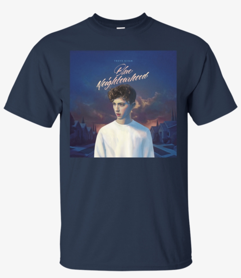 Blue Neighborhood Troye Sivan Shirt Cool Graphic Art - Rick And Morty Gym Tank, transparent png download