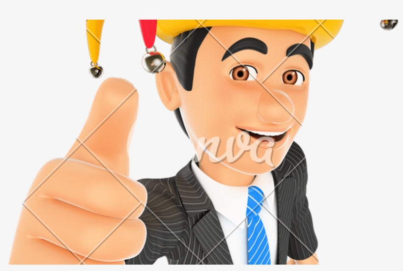 3d Businessman With A April Fools Hat Photos By Canva - Businessperson, transparent png download