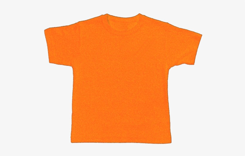 Kids Tshirt Orange - Sweater, transparent png download