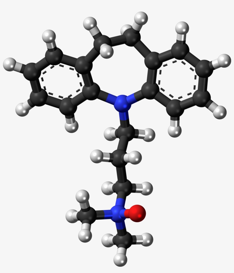 Imipraminoxide 3d Balls - Carbazole 3d, transparent png download