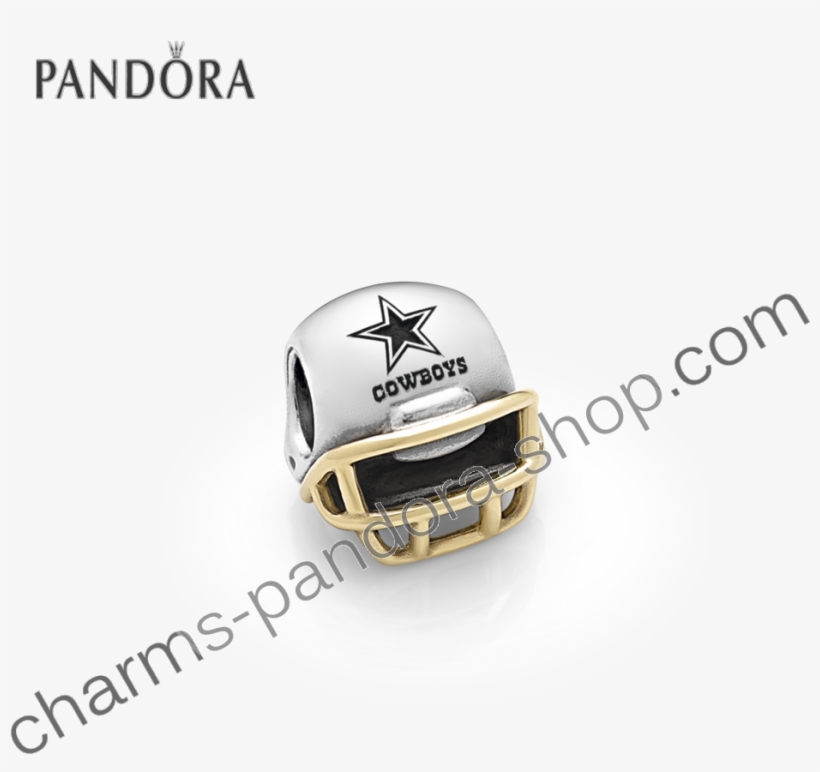 Pandora Dallas Cowboys Helmet Charms - Pandora Charm Pittsburgh Steelers Sterling Silver/14k, transparent png download