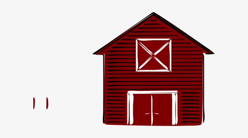 Small - Red Barn Clipart No Background, transparent png download