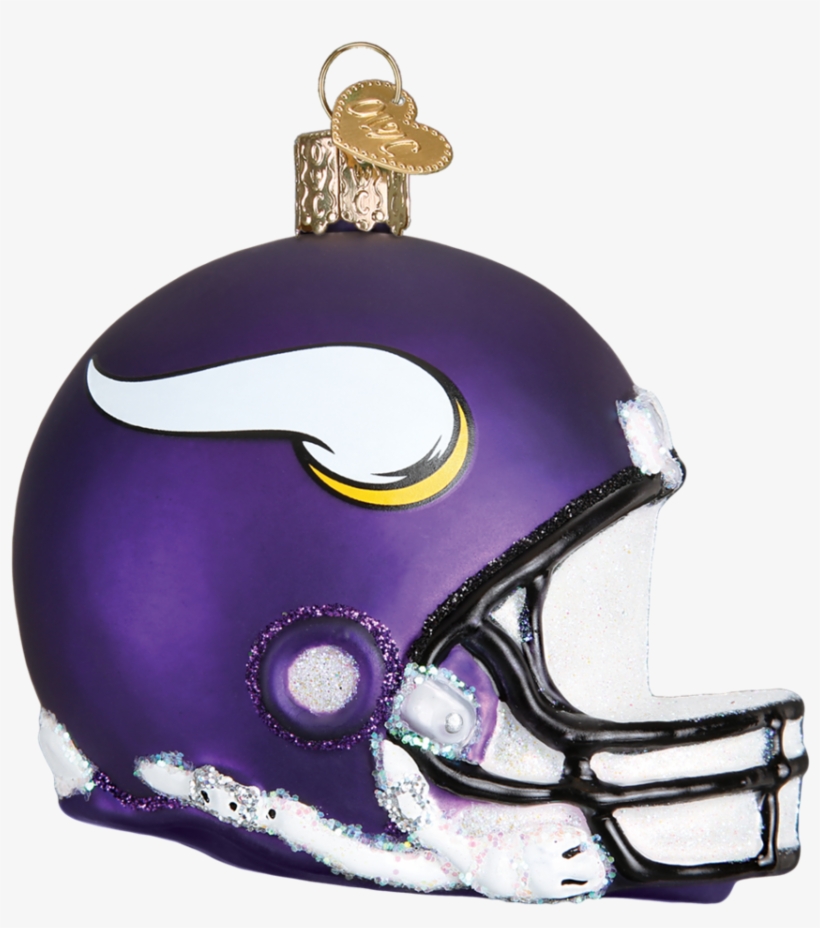 Minnesota Vikings Helmet 71917 Old World Christmas, transparent png download
