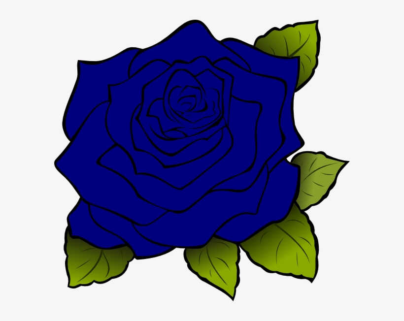 Clip Art Freeuse Download Blue Roses Clipart - Roses Clipart, transparent png download