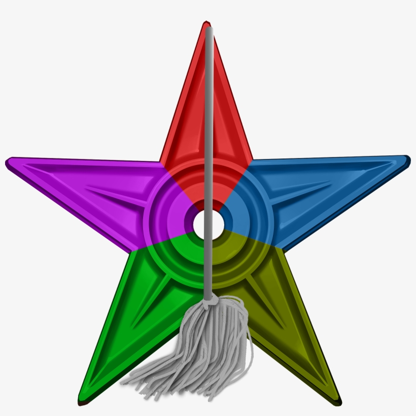 Cleanup Barnstar Hires - Graphic Design: Questions And Answers [book], transparent png download