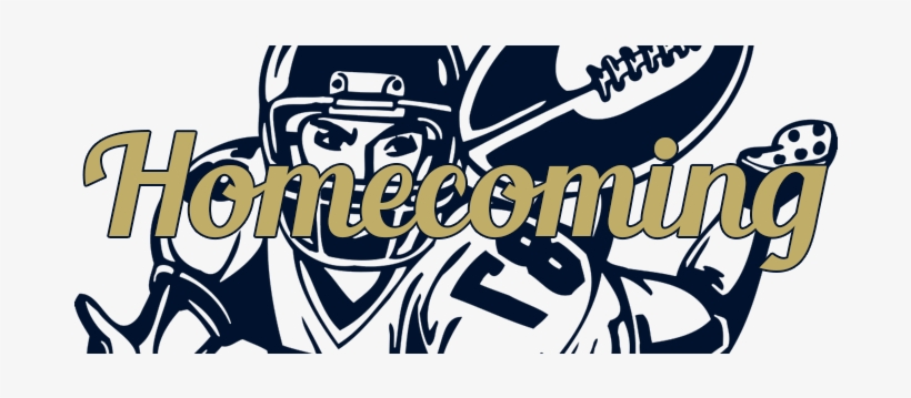 Homecoming - Football Player Clipart Transparent PNG - 700x278 - Free