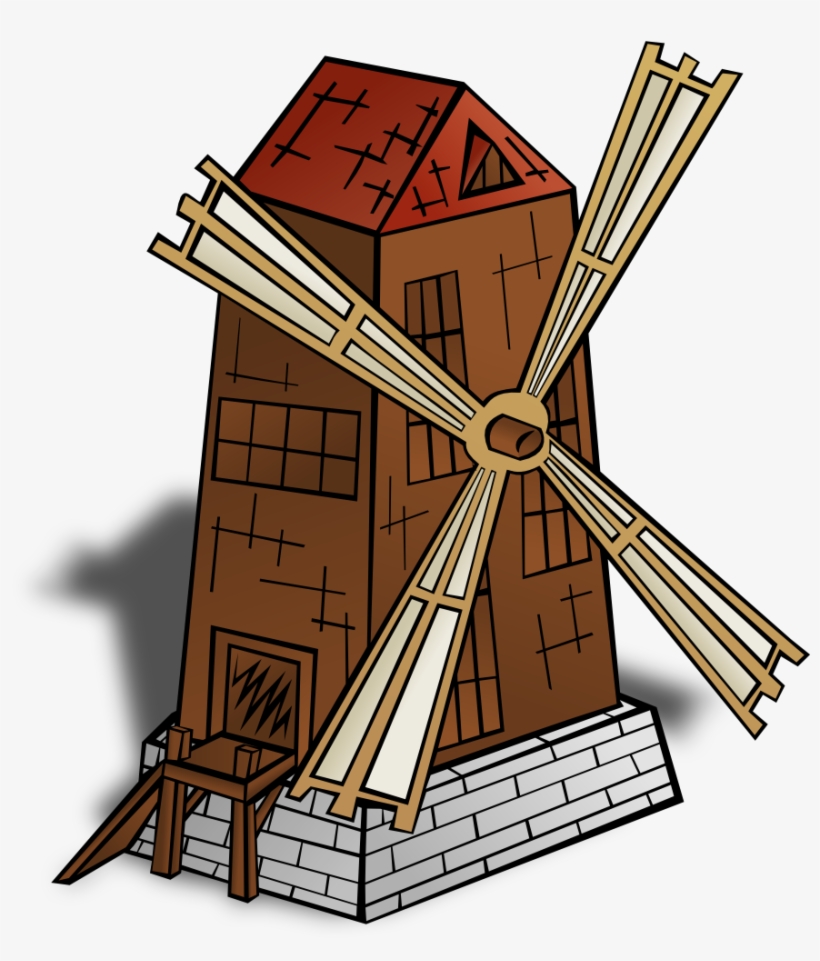 Stables Clipart Group - Mill Clip Art, transparent png download