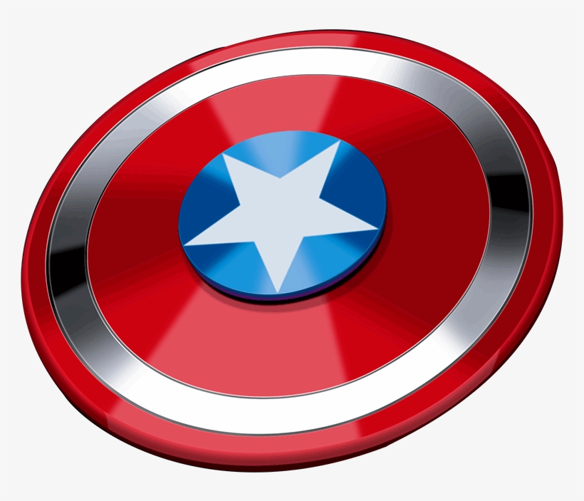 Craig Keleige Fingertip Gyro Edc Finger Spiral Bearing - Captain America, transparent png download