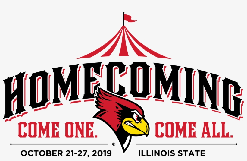 Homecoming - Illinois State Redbirds Car Magnet-illinois State Redbirds, transparent png download
