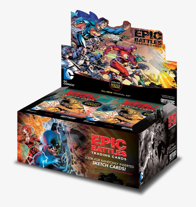 Dc Comics Epic Battles Trading Cards - Collector Cards Dc Comics, transparent png download