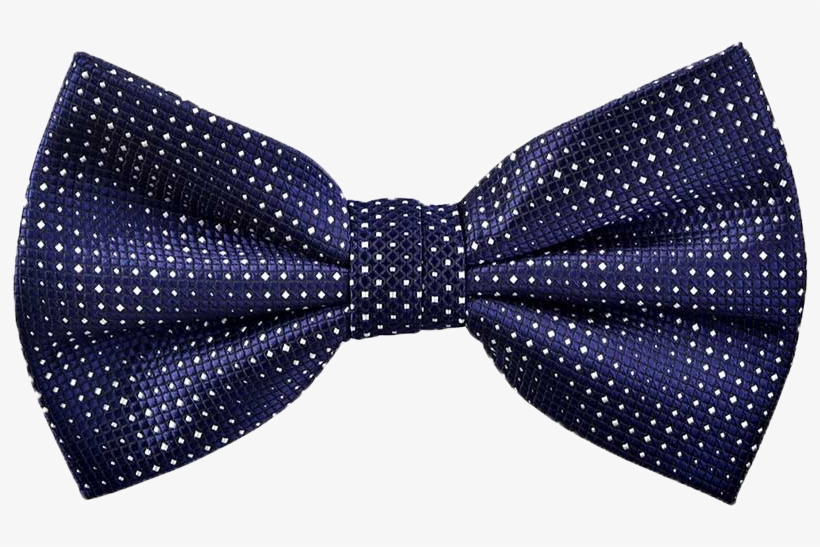 Printed Kingston Bow Tie In Navy Blue - Transparent Bow Tie Png, transparent png download