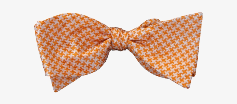 Clemson Orange Houndstooth Bow Tie - Paisley, transparent png download