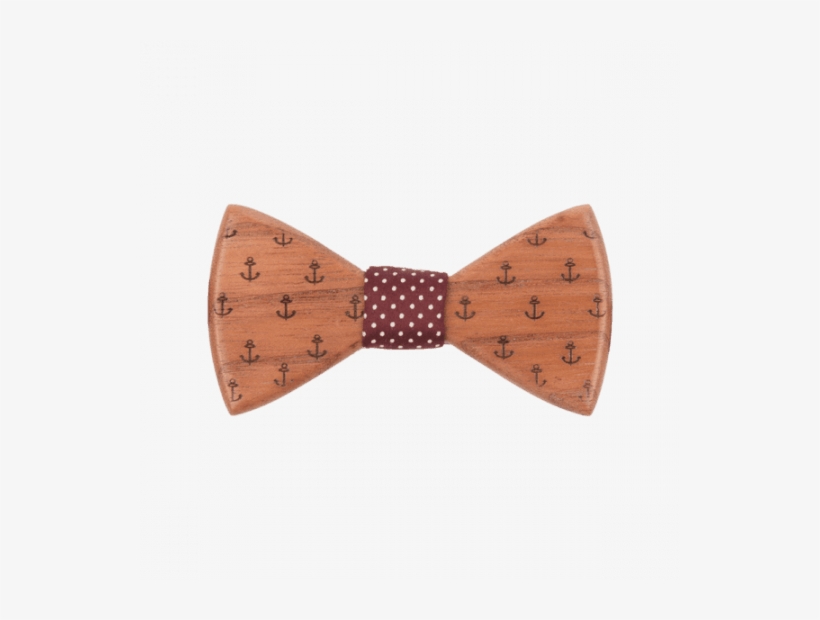 Anchor Me Not Wooden Bowtie - Paisley, transparent png download