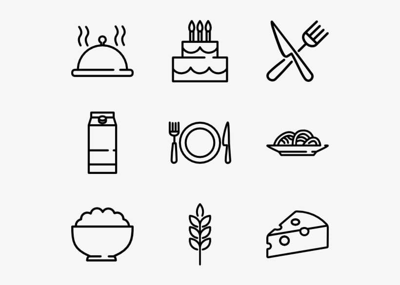 Eating - Learning Icons, transparent png download