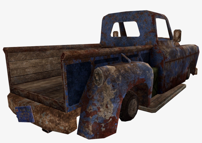 Pick Up Back - New Vegas Pickup Truck, transparent png download