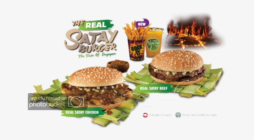 I Was Curious When I Was The Burger King's Advertisement - Burger King Satay Burger, transparent png download