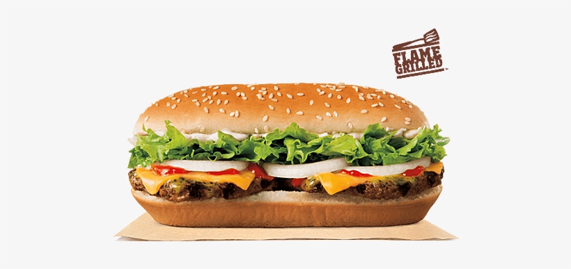 Extra Long Buttery Cheeseburger, transparent png download