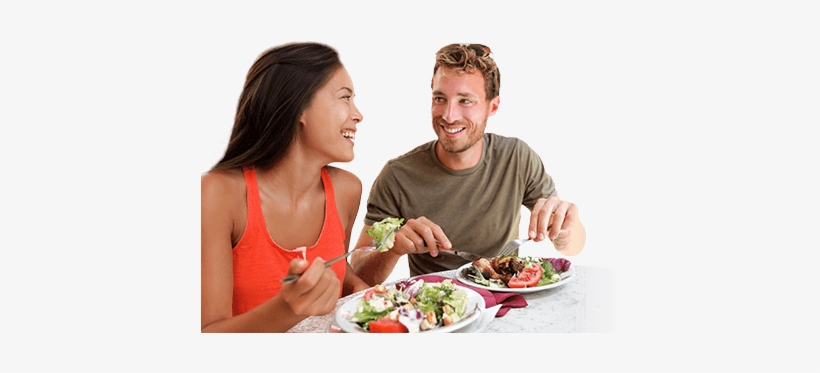 Accredited Practising Dietitian And Credentialled Diabetes - Couple Eating Png, transparent png download