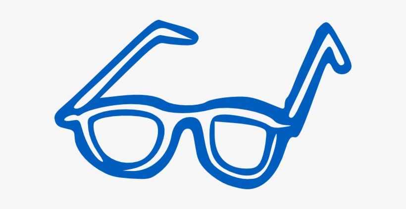 Blue Eye Glasses Svg Clip Arts 600 X 343 Px, transparent png download
