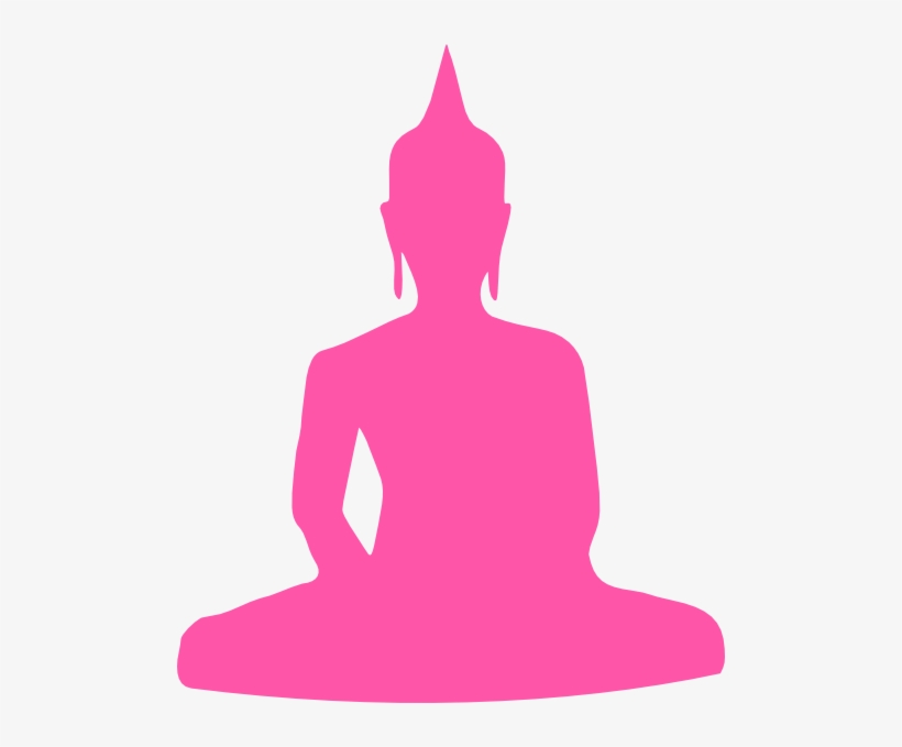 Check Out This Awesome Meditation Cheat Sheet - Silhouette Of Buddha, transparent png download