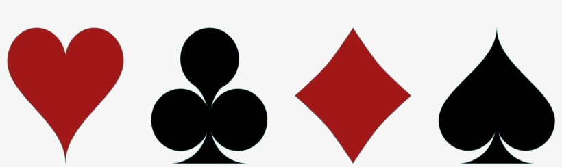 Clip Black And White Library Playing Symbols Png Transparent - Playing Cards Symbols Png, transparent png download