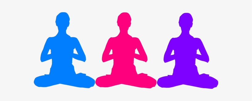 Free Clip Art Meditation Poses - Meditation Png, transparent png download