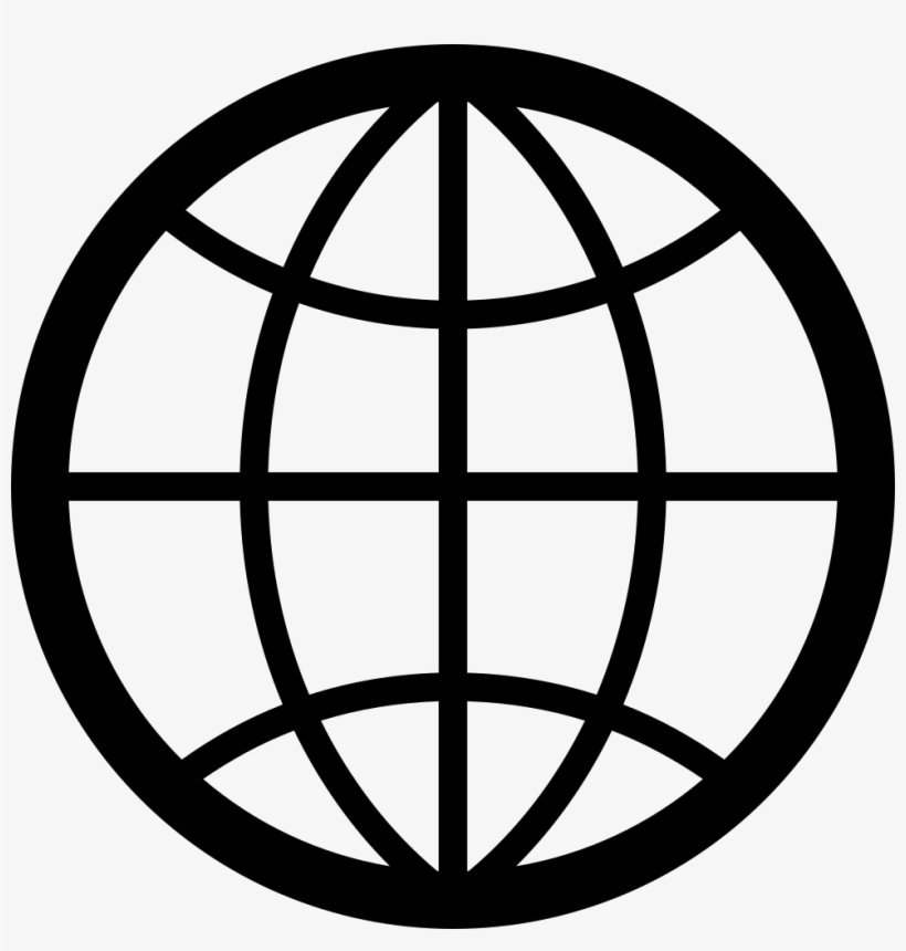 Download World Globe Network Web Flat Icon Png HD