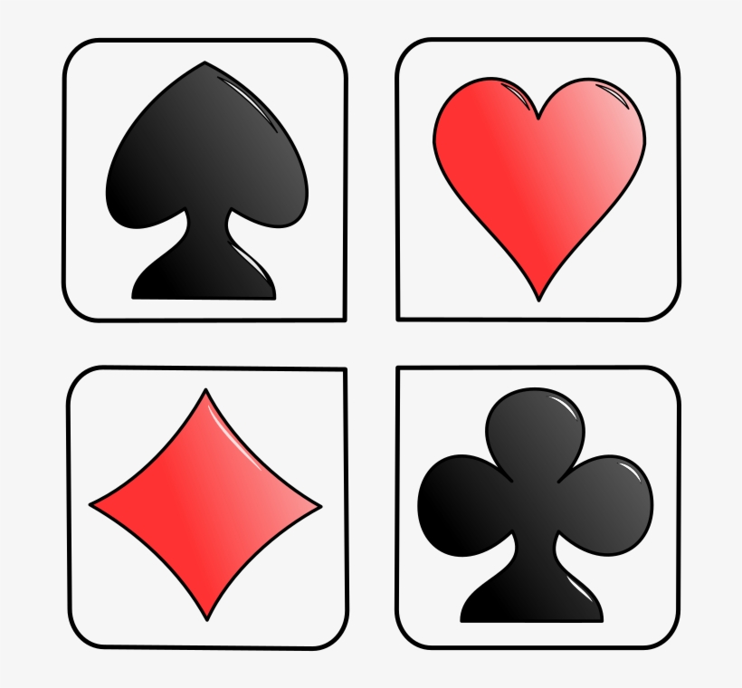 Cards Png Images Transparent Free Download - Card Game Symbols, transparent png download