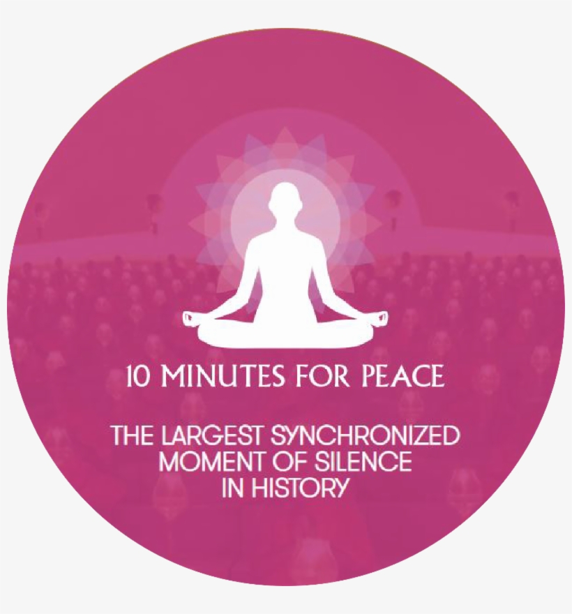 Synchronized Meditation For Peace - Yoga, transparent png download